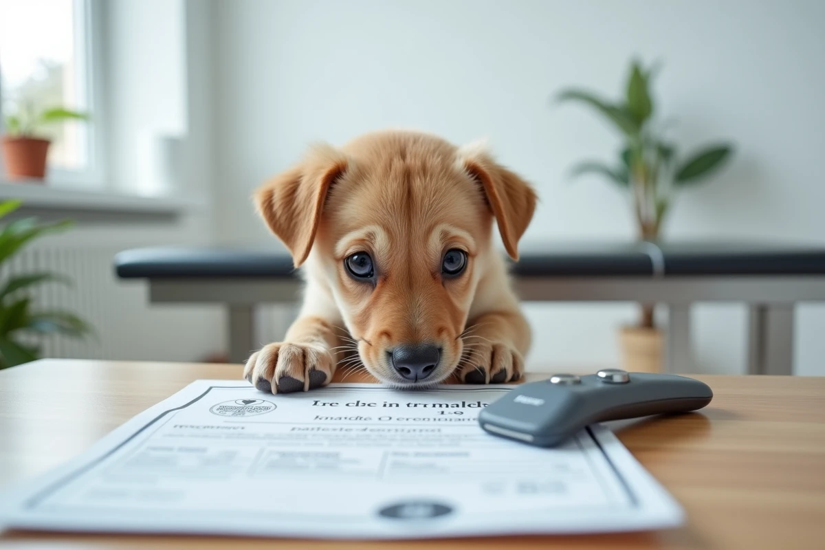 Chiot de race croisée avec certificat vétérinaire et carnet de santé pour don gratuit en Gironde