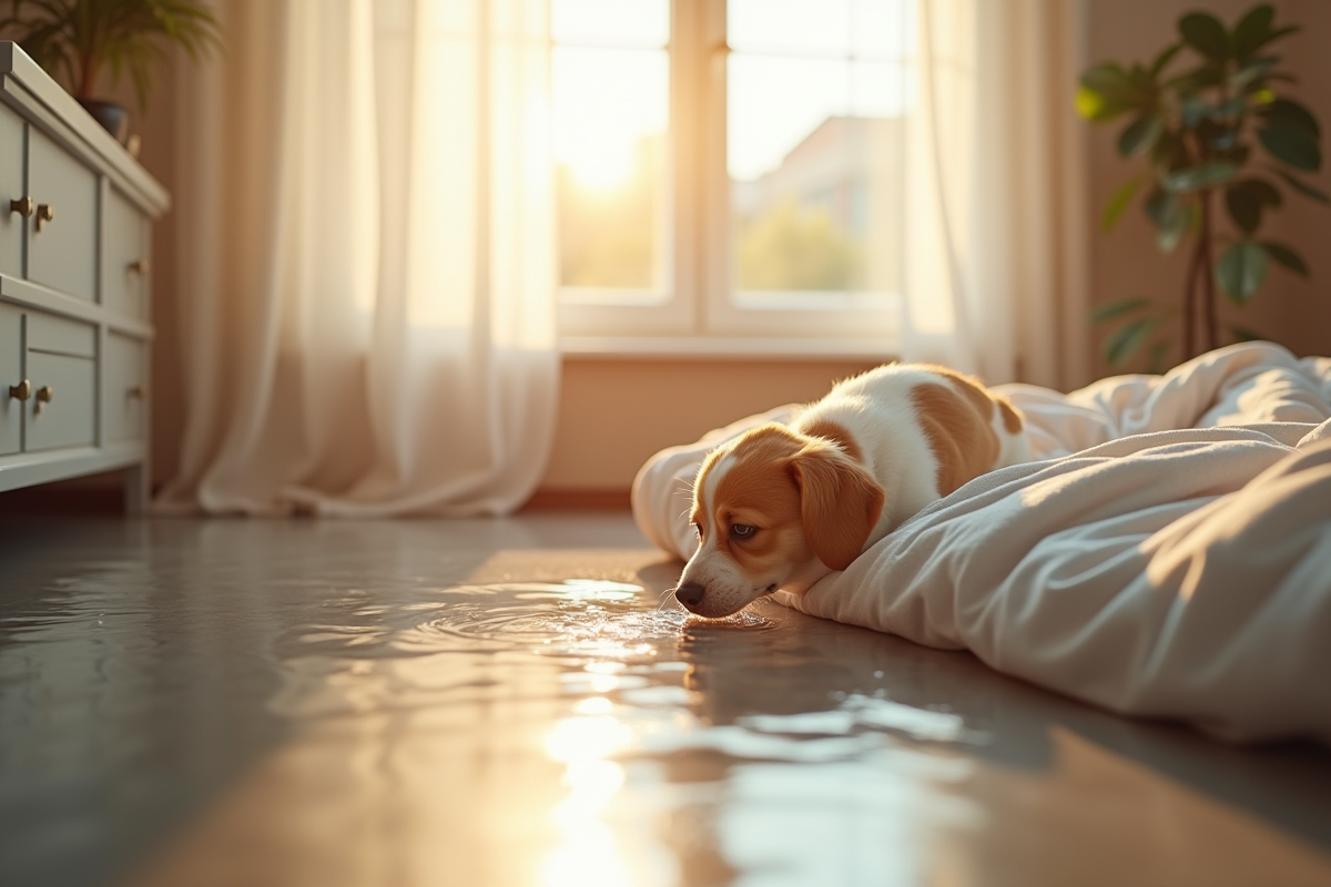 chien sommeil